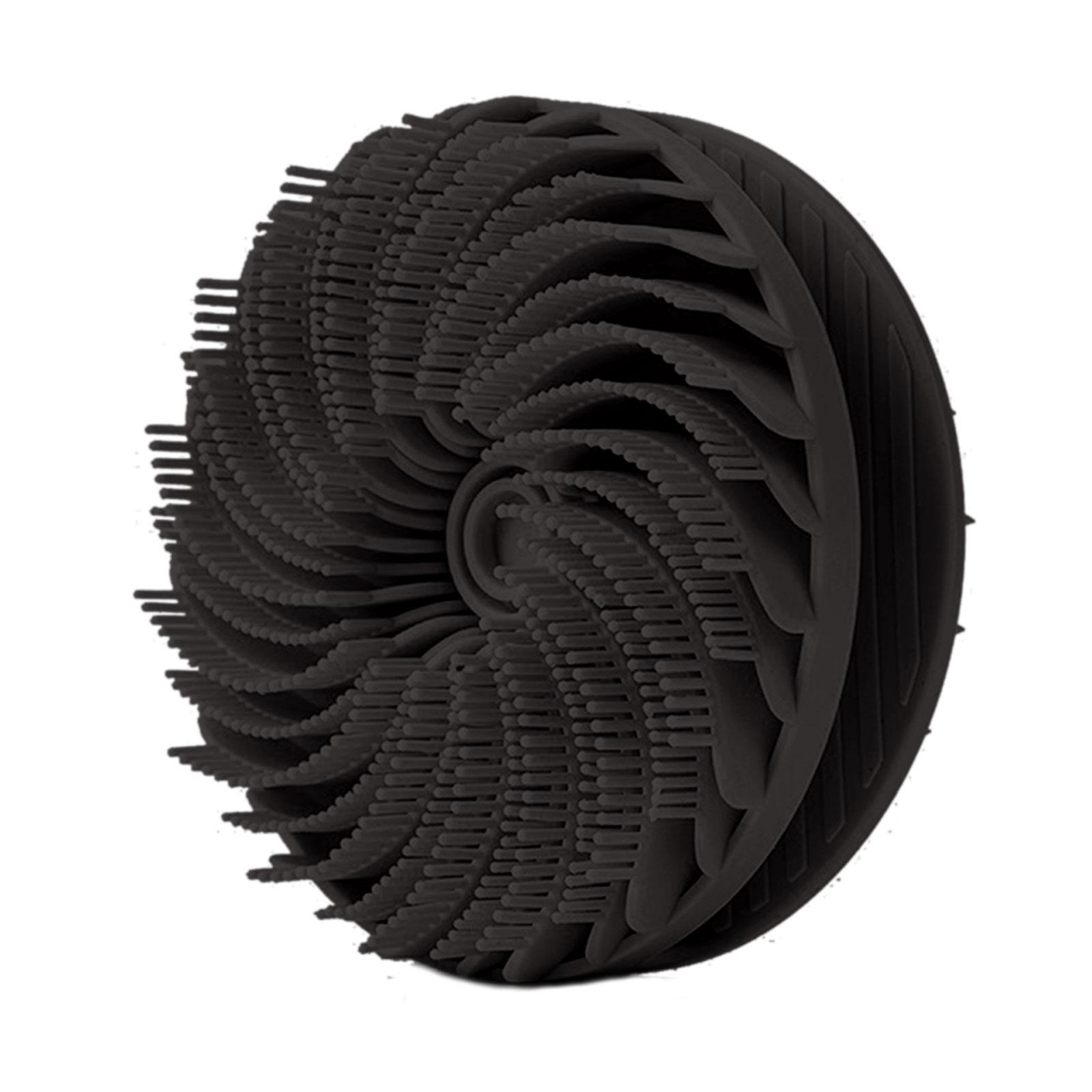 

Dual Sided Silicone Bath Brush For Gentle Exfoliation And Deep Cleansing With Ergonomic Handle чёрный