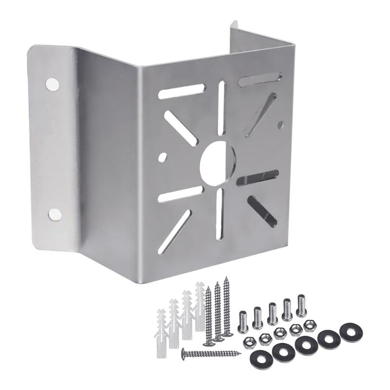 

Space Saving Stainless Steel Camera Support Brackets Secure Fixing for Solars Panel Security Cameras LED Light 1