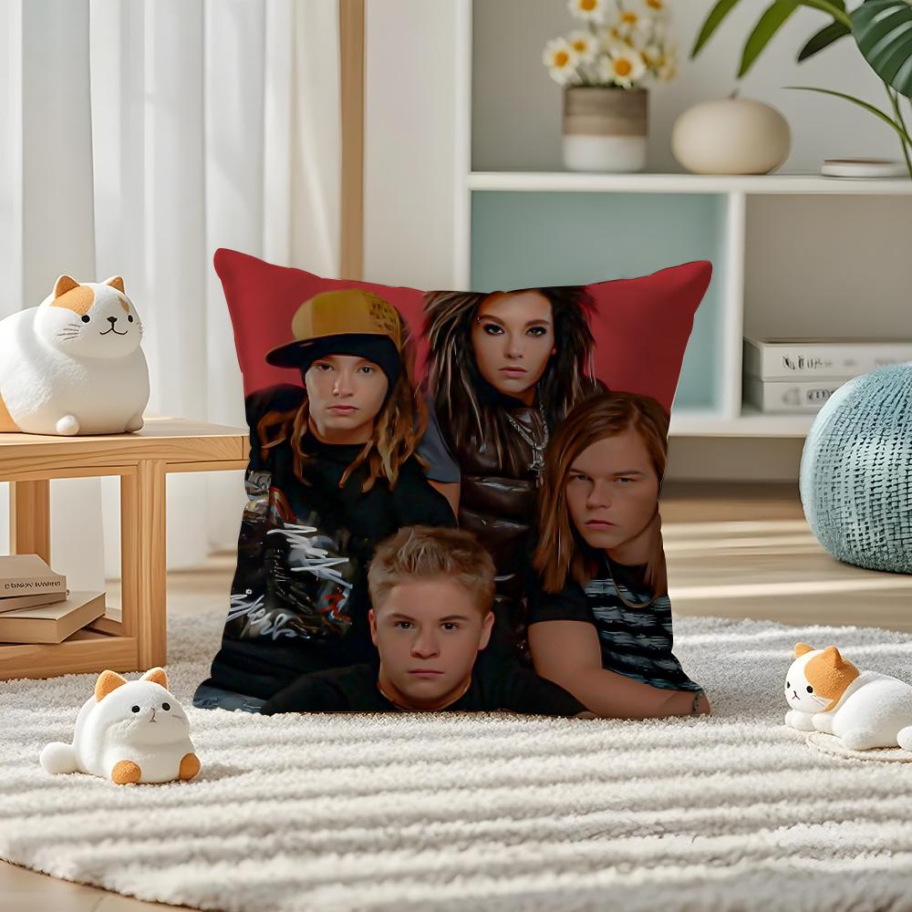 Rock Band TTokios HHotels Kissenbezug Seidig elegant Komfort Schlafsofa Verdeckter Reißverschluss