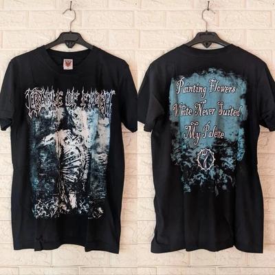 Cradle Of Filth 90. léta oboustranné retro tričko Unisex klasický styl Tričko s krátkým rukávem Unisex Pánské Dámské Léto