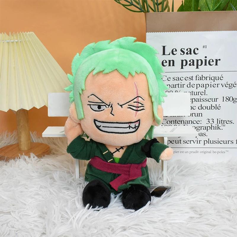 Kawaii One Piece Monkey D Luffy Tony Tony Chopper Soft Plush Toys Roronoa Zoro Karoo Sabo Gum-Gum Fruit Cute Peluche Dolls Gifts