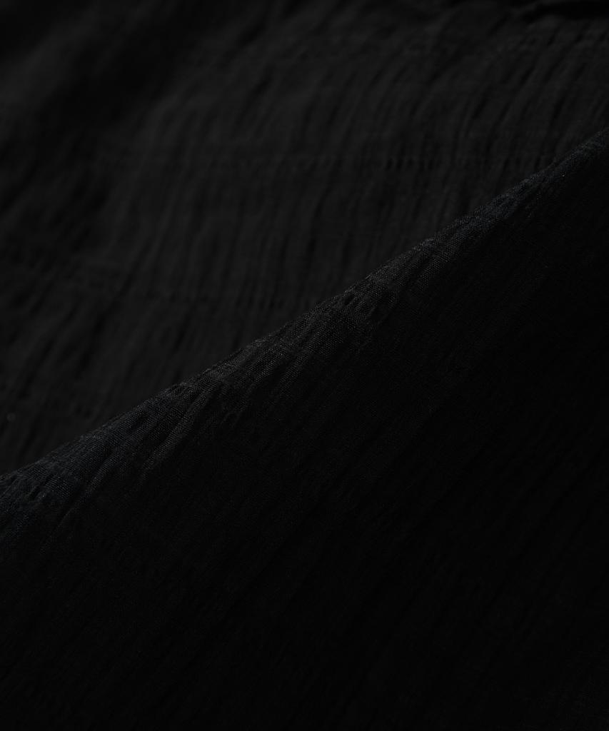 Aejeuon Berry Frill Skirt / Black