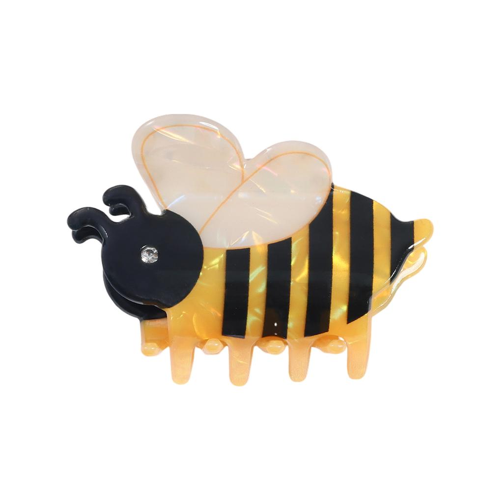 Cartoon Bee Hair Claw Clips Big Strong Non-slip Hair Grip Claw Clips for Thick Hair Long Hair Curly Hair