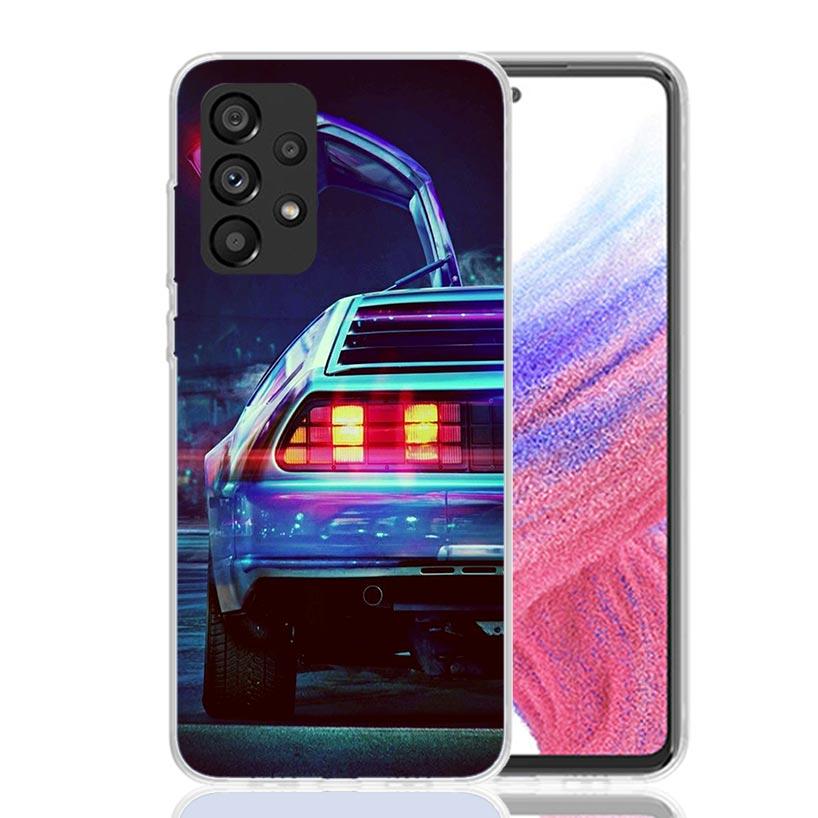 Back To The Future Time Machine Case Phone Cover for Samsung Galaxy A17 A16 A15 A14 A13 A56 A55 A54 A53 A36 A35 A34 A33 A26 A25