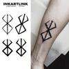 Berserker Temporary Tattoo,Lasts To 15 Days New Technology Magic Waterproof Semi Permanent Sticker.