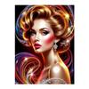 Diamond Painting New Collection Beautiful Woman Diy Full Square Round Drill Rhinestone Embroidery Pretty Girl Mosaic Cross Stitch Kits