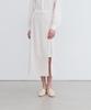 RE RHEE Layered Side Slit Midi Skirt