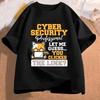 You Clicked The Link Funny Cybersecurity Programmer T Shirts for Women Hacker Security Cyber Hack Birthday Gifts Tshirt Women