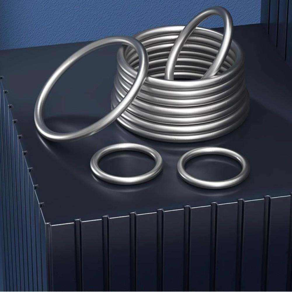 M4 M8 Yoga Hanging Rings Anti Corrosion O Rings Load Bearing Stainless Steel Rings Yoga Training