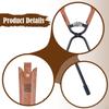 Fire Tongs Portable Carbon Steel Fireplace for Hiking Barbecue S