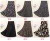 Women's Summer Midi Skirt with Lining - Elegant Swing Ice Silk for Middle-Aged and Elderly
