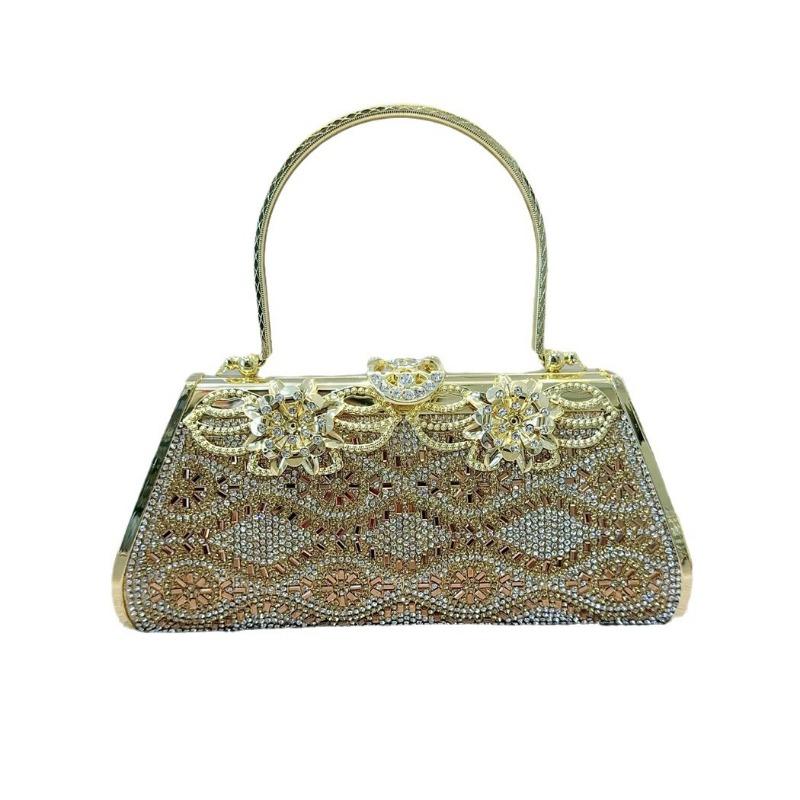 Retro Small Bag Fashionable Banquet Evening Handbag Diagonal Dinner Bag