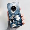 Printed Phone Case For Nokia 110 4G 2024/HMD 110 4G/Nokia 125 4G 2024 Soft Silicone Black Shell Cover Cute Flower Cartoon Casing
