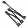 4Pin Hard Drive Power Cable 1 Male To 3/4/5/6 Female Splitter Adapter SATA Power Hard Disk Extension for DIY PC Sever