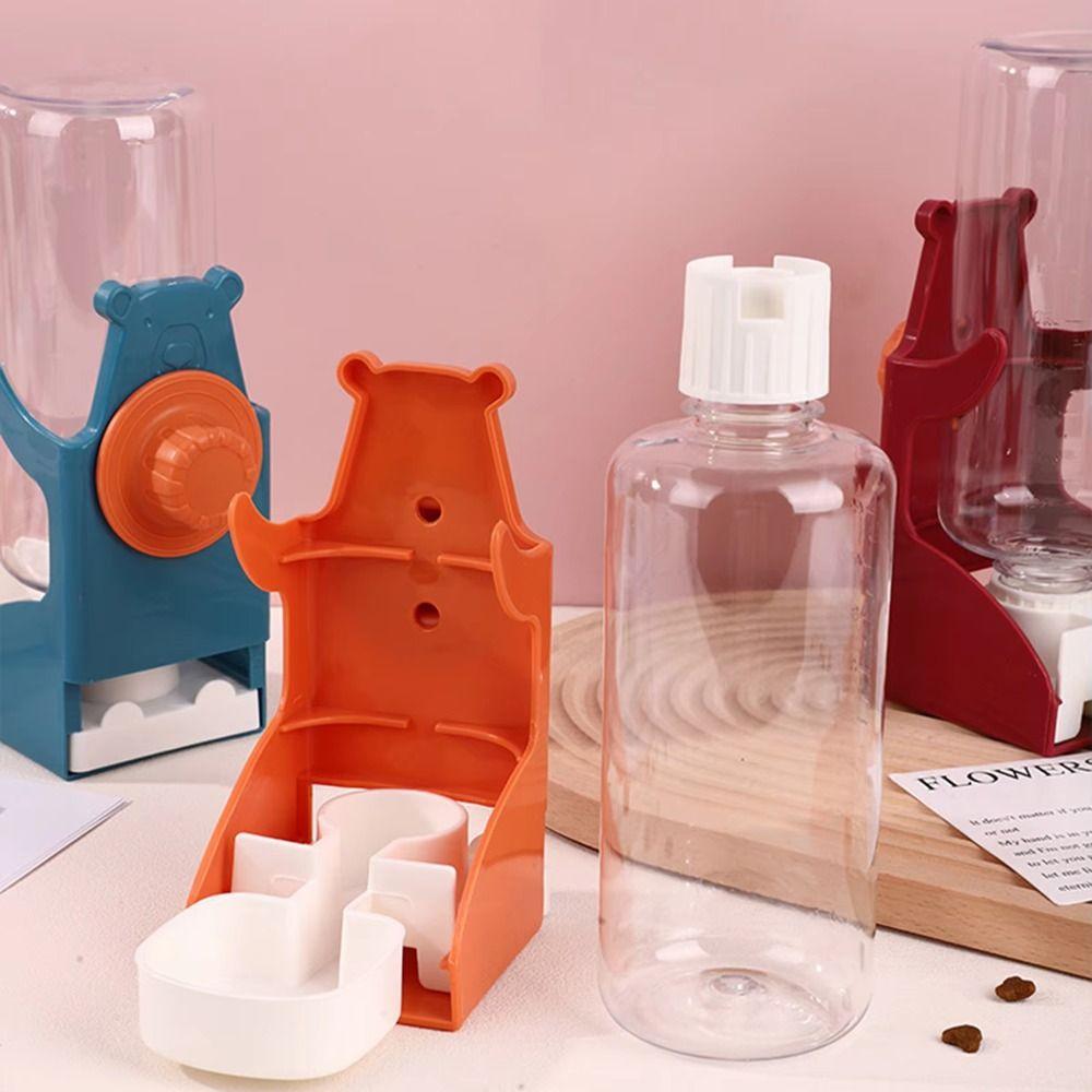 500ML Small Pet Water Dispenser Plastic Cage Mounted Feeder Small Pets
