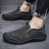 New Men's Comfortable Breathable Lightweight Sneakers Fashion Casual Soft Running Shoes Retro Non Slip Simple Flat Shoes