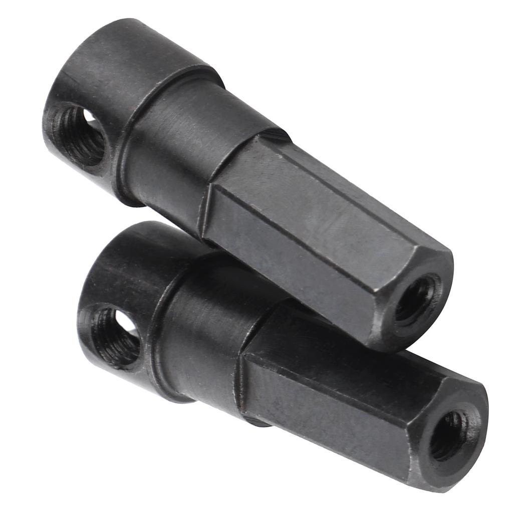 2Pcs RC Rear Wheel Axle for WPL D12 Remote Control Car Metal Spare Parts Accessories