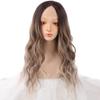 LUPU Synthetic Lace Front Wig Curly Wave Hair Wigs For Women Cosplay Natural Hairline High Temperature Ombre Blonde Fake Hair