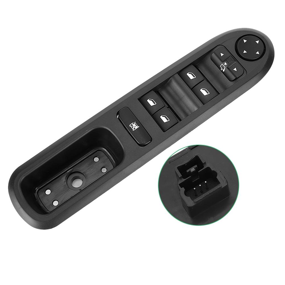 Left Driver Side Window Control Switch Car Accessories Fit for Peugeot 407 6D 6C 6E 6554.ER