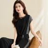 Kebell Women's Elegant Short-Sleeve Two-Piece Set