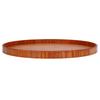 Wood Serving Tray Round Durable Simple Elegant Style Wide Application Glossy Surface Stable