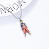 Dragon Ball Saiyan Double Layer Necklace - Trendy Punk Sweater Chain for Men & Women, Long Hip Hop Style, Versatile Student Accessory.