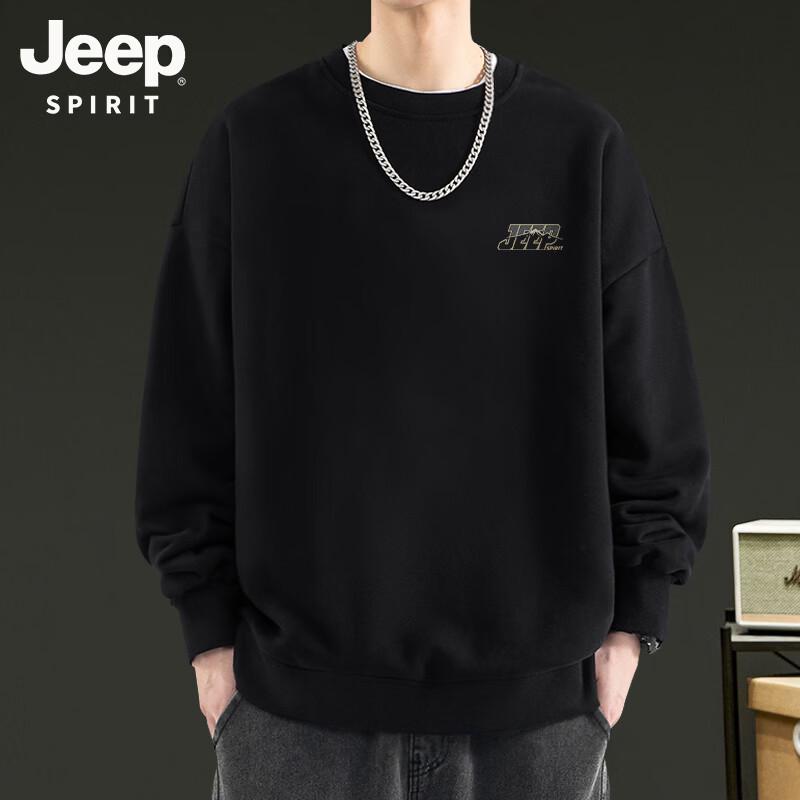 JEEP SPIRIT Men s Casual Crewneck Long Sleeve Sweatshirt 3XL