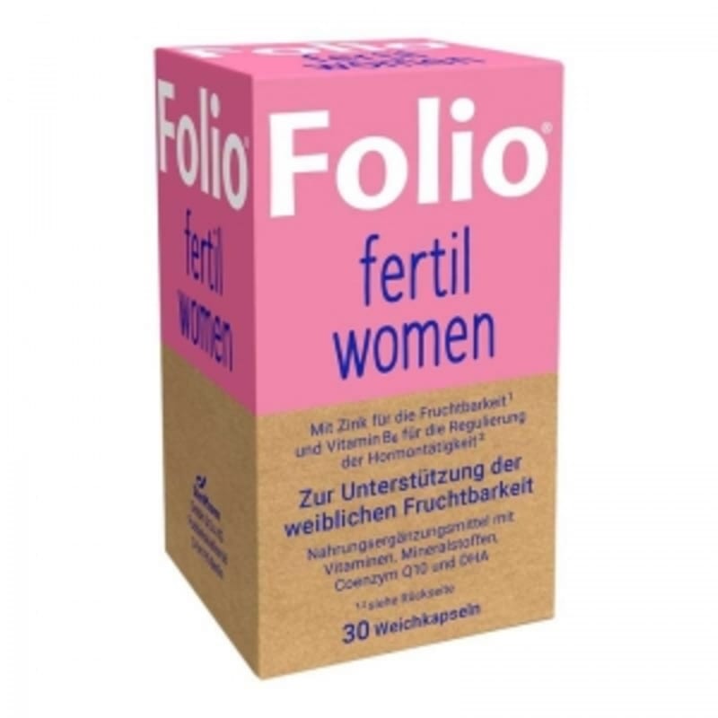 

German Folio Women s Folic Acid 30 Tablets