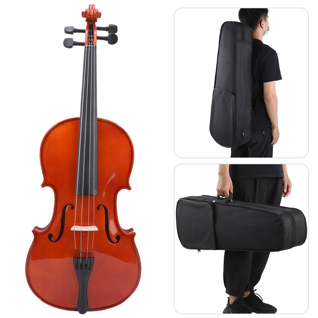 Viola Beginner with Bow Case Rosin Natural Color Stringed Instrument VA?35 16 Inch