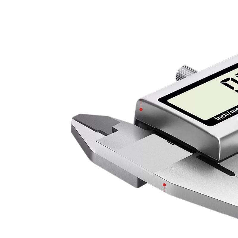 Rechargeable Waterproof Stainless Steel Digital Caliper - High Precision Industrial Grade
