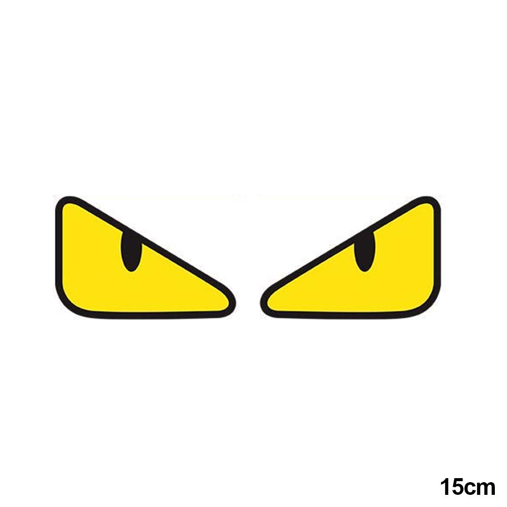 2Pcs Motorcycle Devil Eye Sticker Waterproof Helmet Sticker for Motorbike Car Window Body Decoration Stickers Decals Vinyl