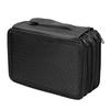 Square Four layer 72 Holes Sketch Art Drawing Pencil Case Organizer Pure Color Pen Bag