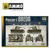 AMMO of MIG Jiminez 1/35 Scale Plastic Model Kit, Spanish Civil War, Spanish Rebel Panzer I Breda, 1936-1939, AMO-8506, Molded in Color