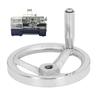 Okrągłe Koło Ręczne z Żeliwa 12x125MM Rozmiar Koło Ręczne Tokarki Trwałe 3 Ramienne Koło Ręczne Do Tokarki