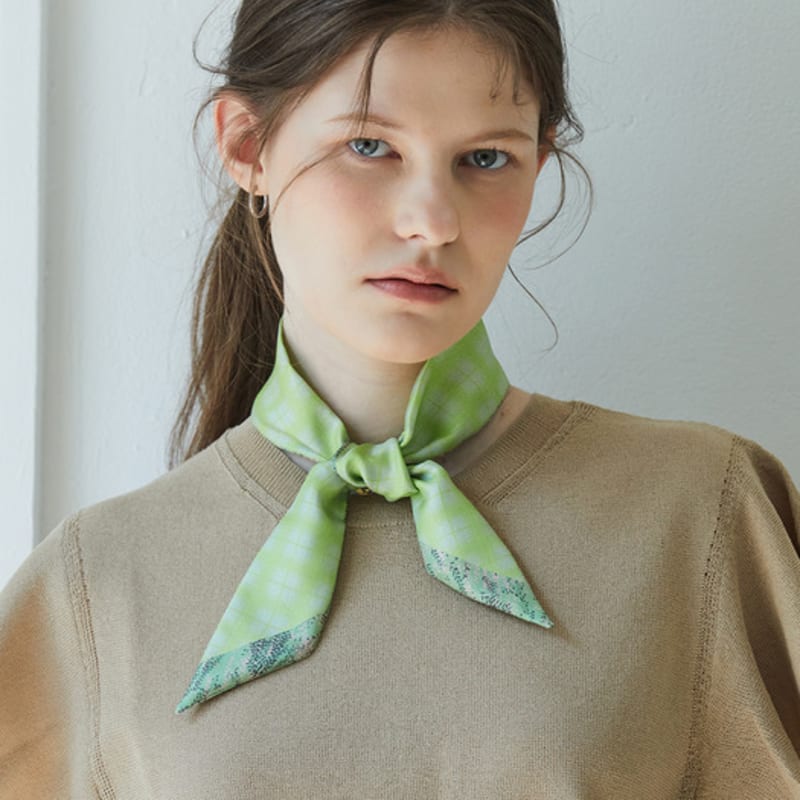 ANA MAISON The Scent of Bom Twilly Silk Scarf [PMT-1420]