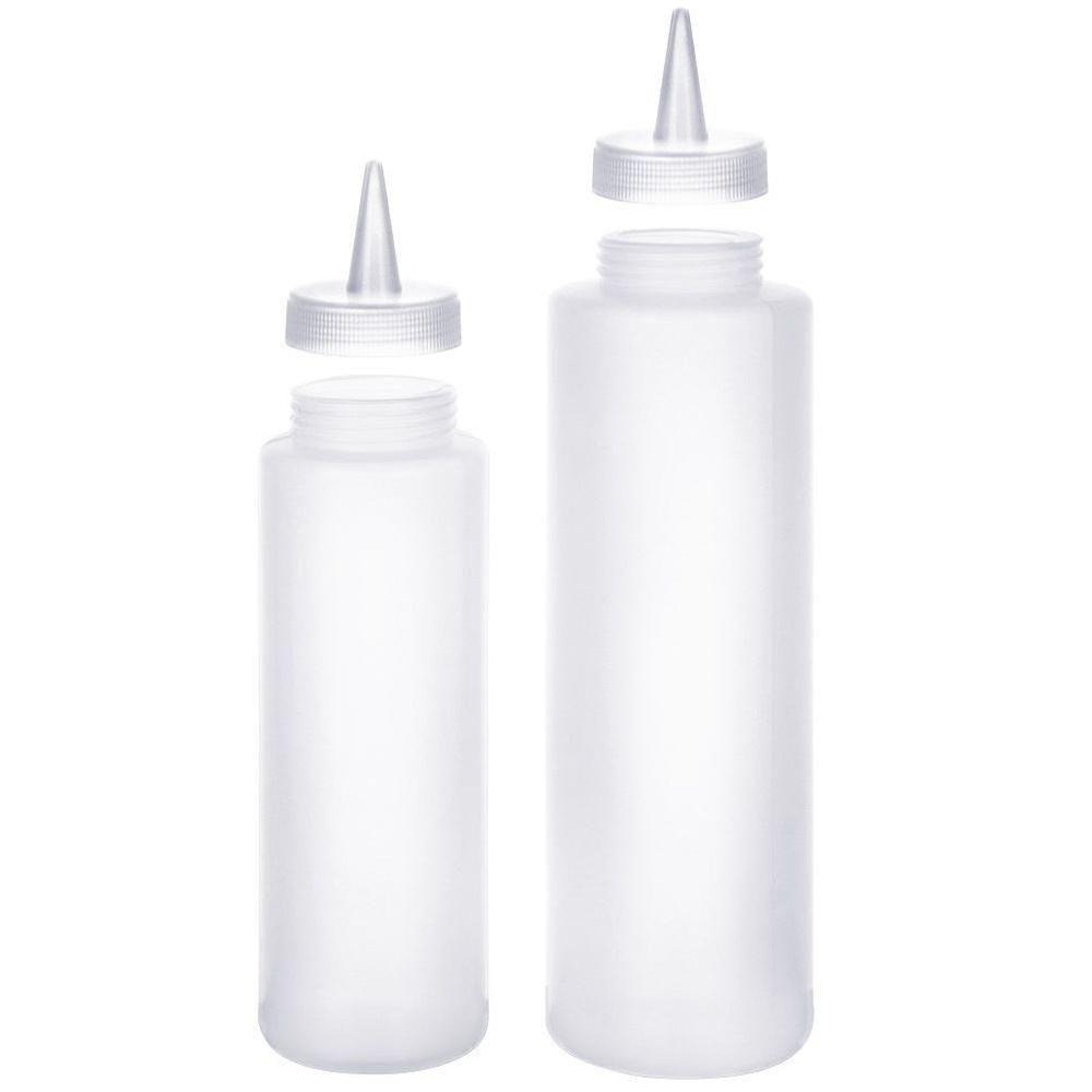 2x Container, Sauce Bottle, Dispenser, Sauce Dispenser, Decorating Icing