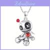 Einzigartige Gothic-Verfluchte-Puppe-Halskette Mit Geometrischem Design Und Kreativem Punk-Charme