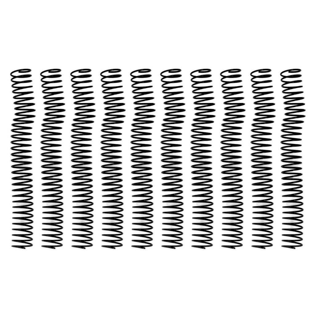 10Pcs Spiral Binding Coil Large Capacity Spine Comb 31mm Inner Diameter 30 Holes Set Kit