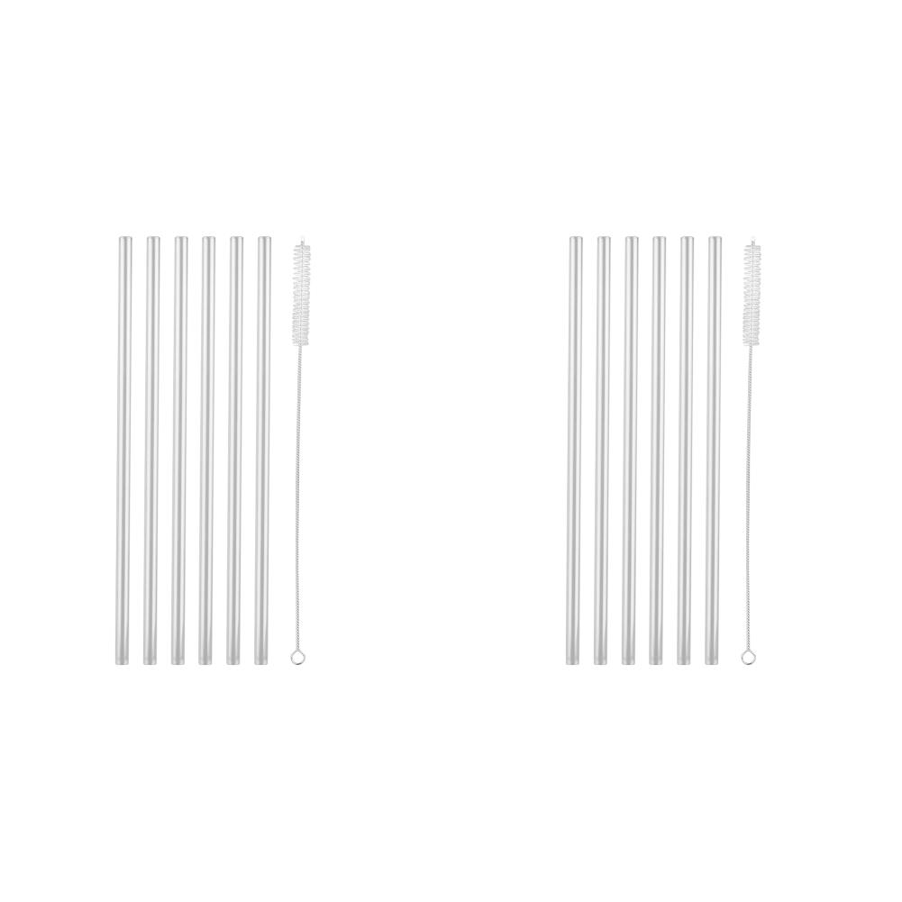 

2-10 сменных трубочек, совместимых с 20/30/40-унциевыми стаканами, 6 шт. в упаковке, многоразовые трубочки с щеточкой для чистки, пластик