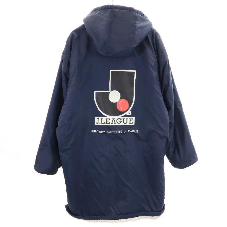 J League Back bore Bench coat Navy Men's Used