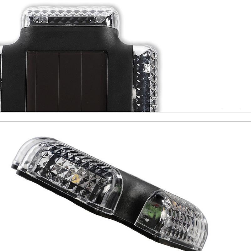 Led Solar Wall Lamp Waterproof Solar Light Up And Down Luminous Lighting For Outdoor Garden Fence Stairs Decoration Solar Lamp