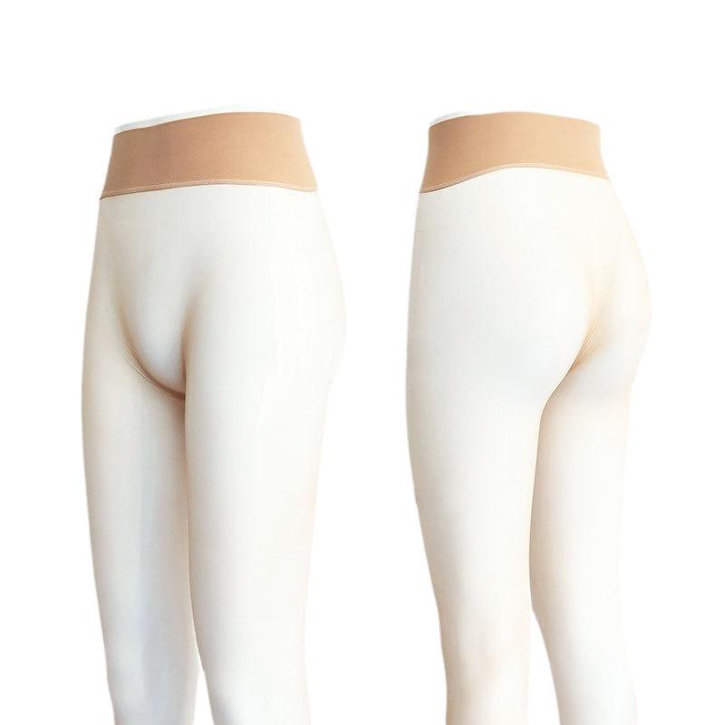 XHN1217Deep Crotch Seamless Pantyhose Invisible0DWomen's Stockings360Transparent Velvet Anti-Snagging plus Size