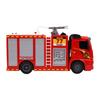 Light Up Fire Truck Toy Built In Music Friction Powered LED Electric Firetruck Toy with Water Spraying