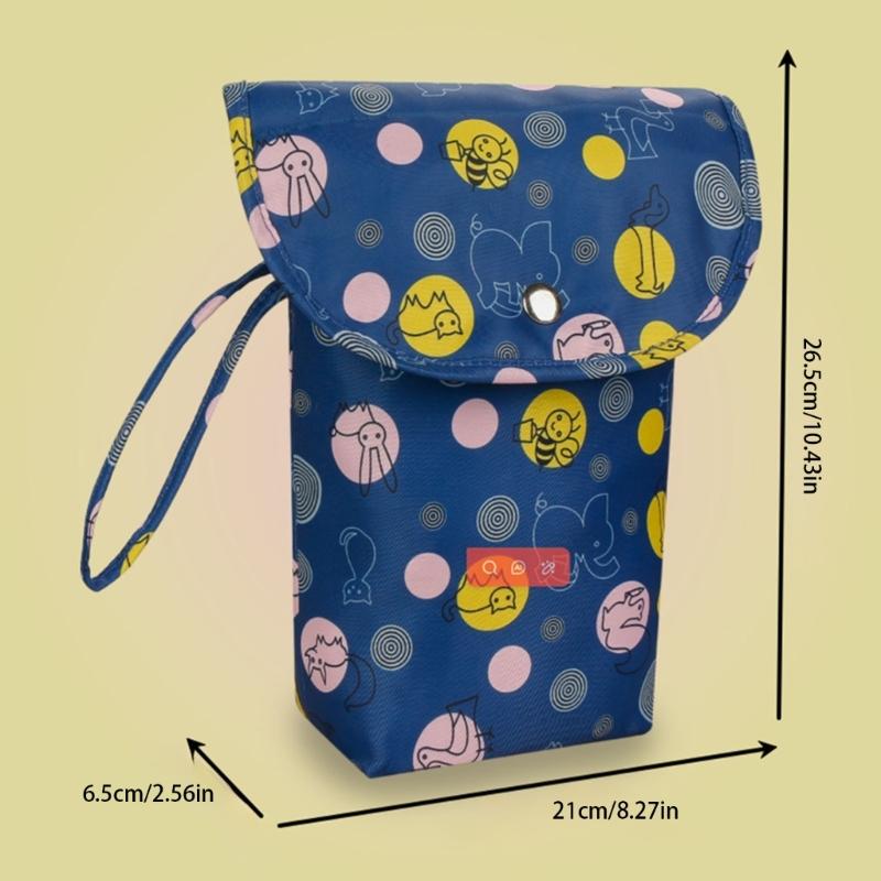 Portable Baby Diaper Organizers With Waterproof Oxfords Fabric Large Capacity For Travel Storage Accessory