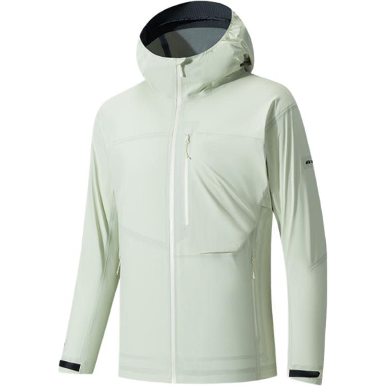 

Anta Champion Outdoor Series Однотонная ветровка с капюшоном на молнии, универсальная, повседневная, мужская верхняя одежда, гусино-желтая 152530624-4 M