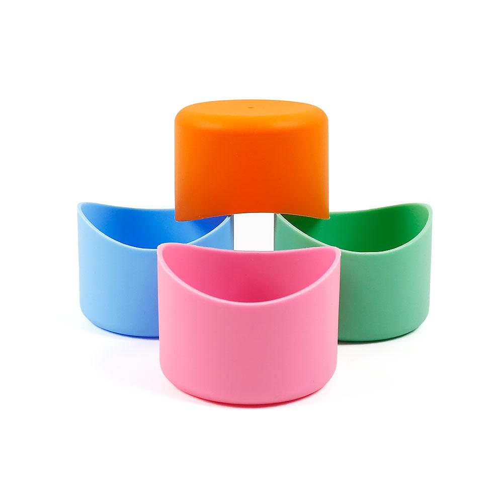 Silicone World Irregular Silicone Cup Cover 6.5CM Insulation Bottom Cover Sleeve 65MM AntiSlip Bottle Sleeve Coaster Sheath