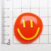 Ice Transparent Round Smiley Face DIY Accessories for Phone Cases, Hairpins & Magnets