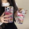 Niche design Color stripes for iPhone17Pro max Apple 16 mobile phone case 15/14 double-layer hard case