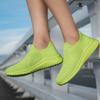 Women's Breathable Knit Slip On Casual Sneakers Lightweight Comfortable Walking Shoes