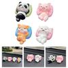 Fun Sleep Animal Figurine Cartoon Panda Dog Pig Rabbit Pillow Miniature Ornament for Home Office Desktop or Car Decors